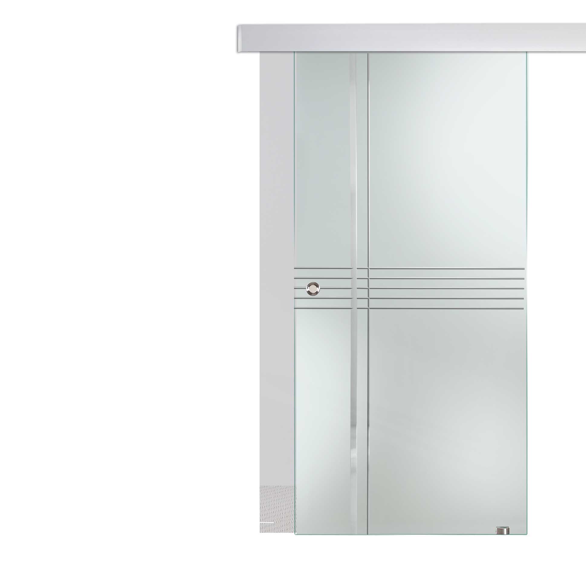 Schiebetür  Clean Lines "136" mit ALU60 Schiebesystem