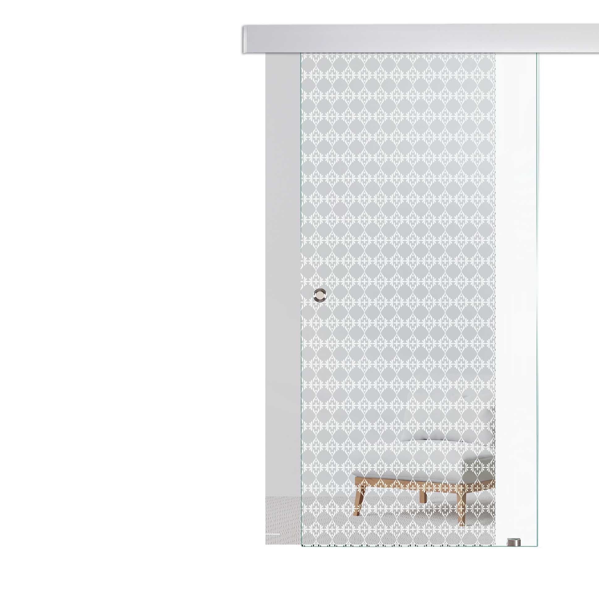 Schiebetür Bahamas  "172" mit ALU60 Schiebesystem 