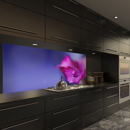 Glasbild Regentropfen- 1019