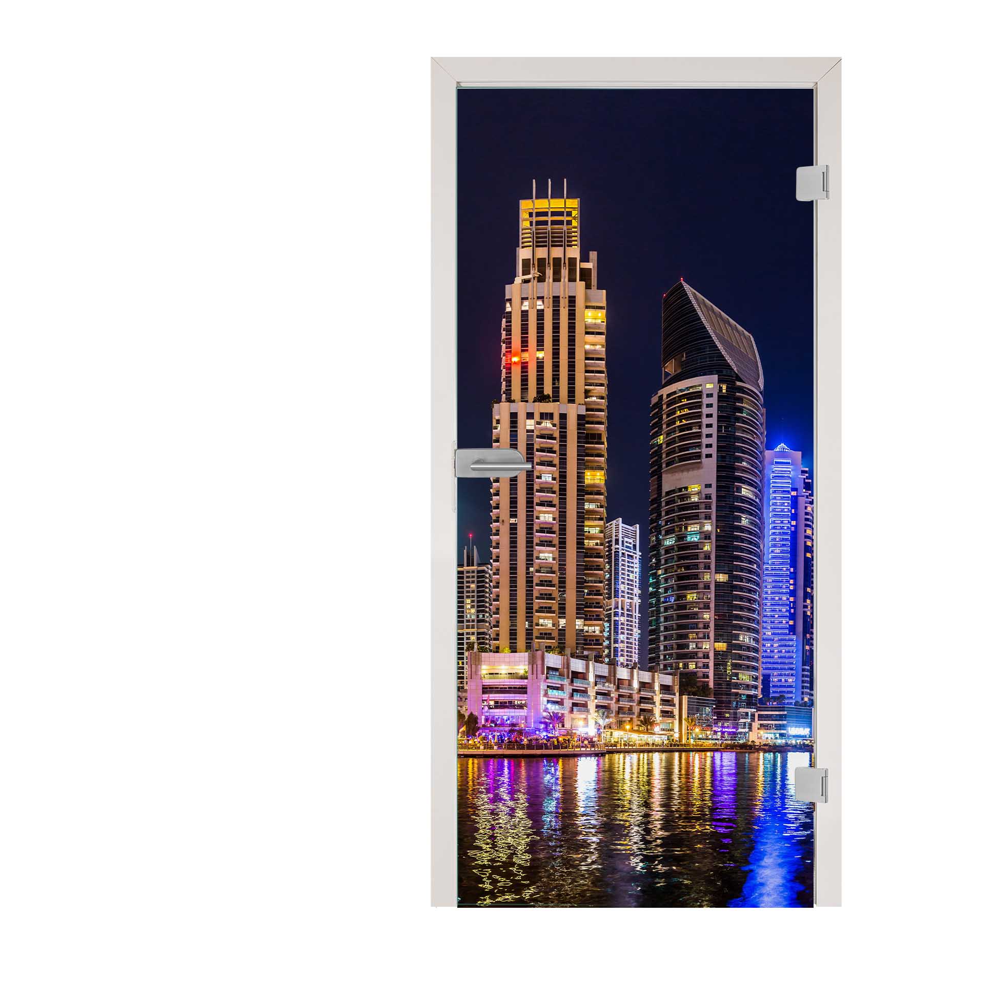 Glastür " Dubai" Floatglas   