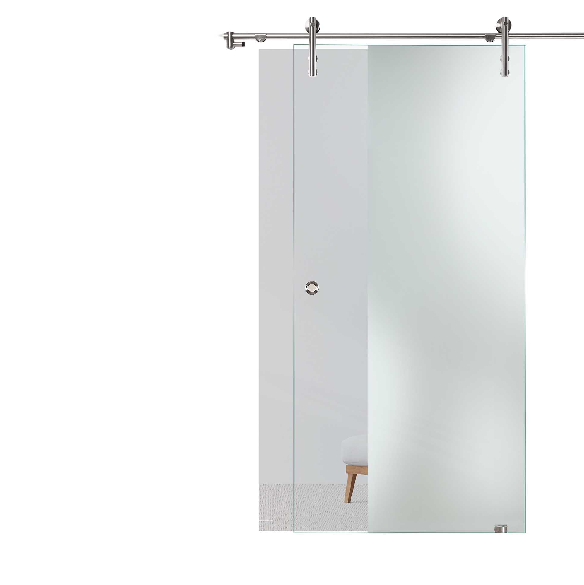 Schiebetür Double "131" mit V1000 Schiebesystem  