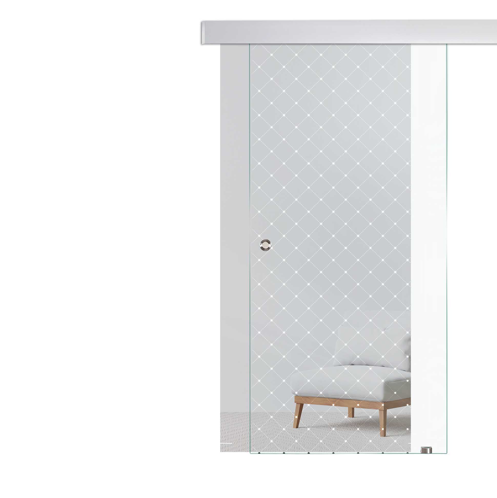 Schiebetür Barbados "173" mit ALU60 Schiebesystem  