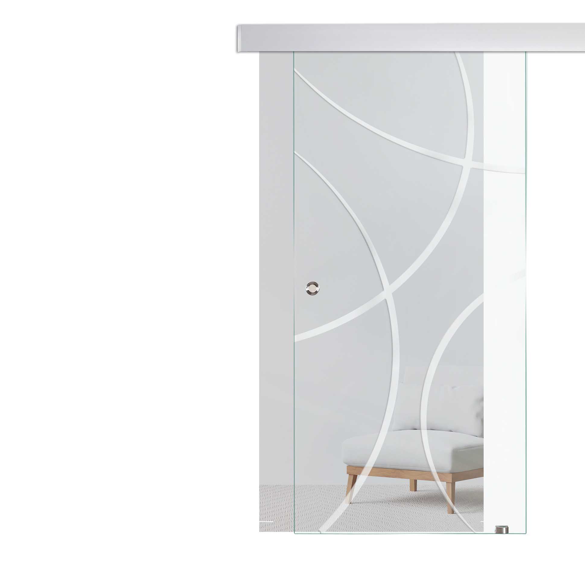 Schiebetür  Bola "167" mit ALU60 Schiebesystem 