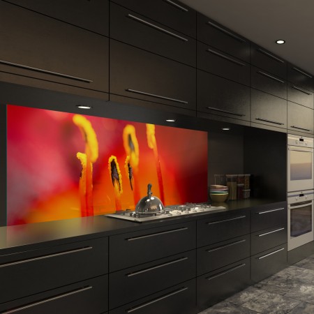 Glasbild Blüte 2 - 1004