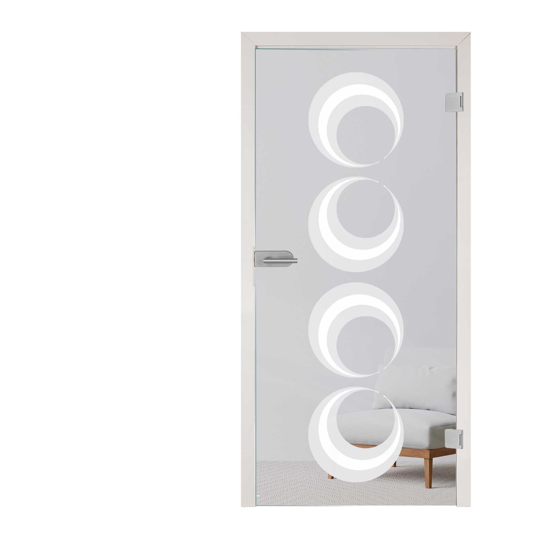 Glastür " 70s " Floatglas  